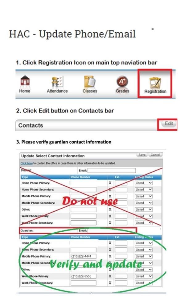 HAC Update Directions 